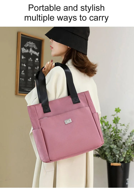 🔥Large Capacity Water Repellent Multi Pocket Shoulder Bag👜