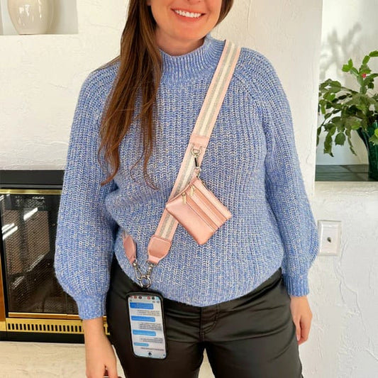 (🔥Last Day Promotion 60%-OFF)💖Phone Strap with Zippered Pouch