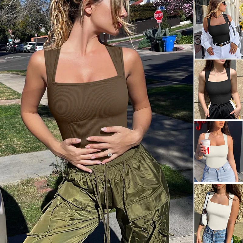 ⏰Last Day Promotion - Only $13.98✨Sleeveless Tummy Control Tank Tops Bodysuits