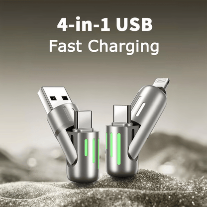 🔥FACTORY DIRECT SALE -60% OFF⏰ 4-in-1 USB Charging Cable fast charging MAX 240W