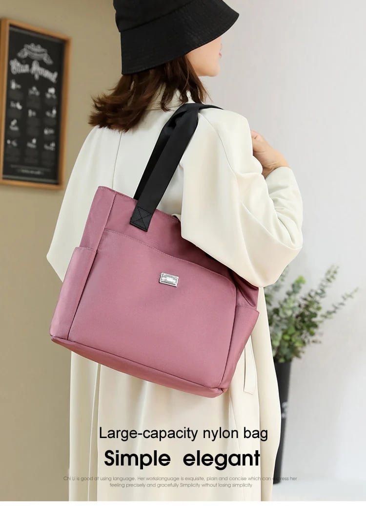 🔥Large Capacity Water Repellent Multi Pocket  Shoulder Bag👜