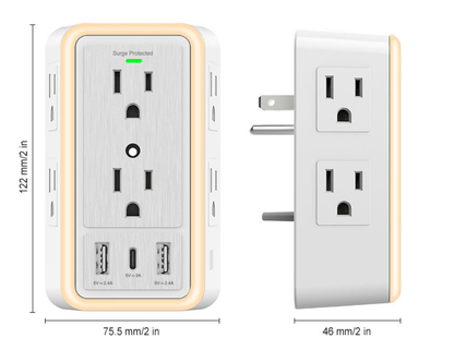 Multi Plug Outlet Surge Protector