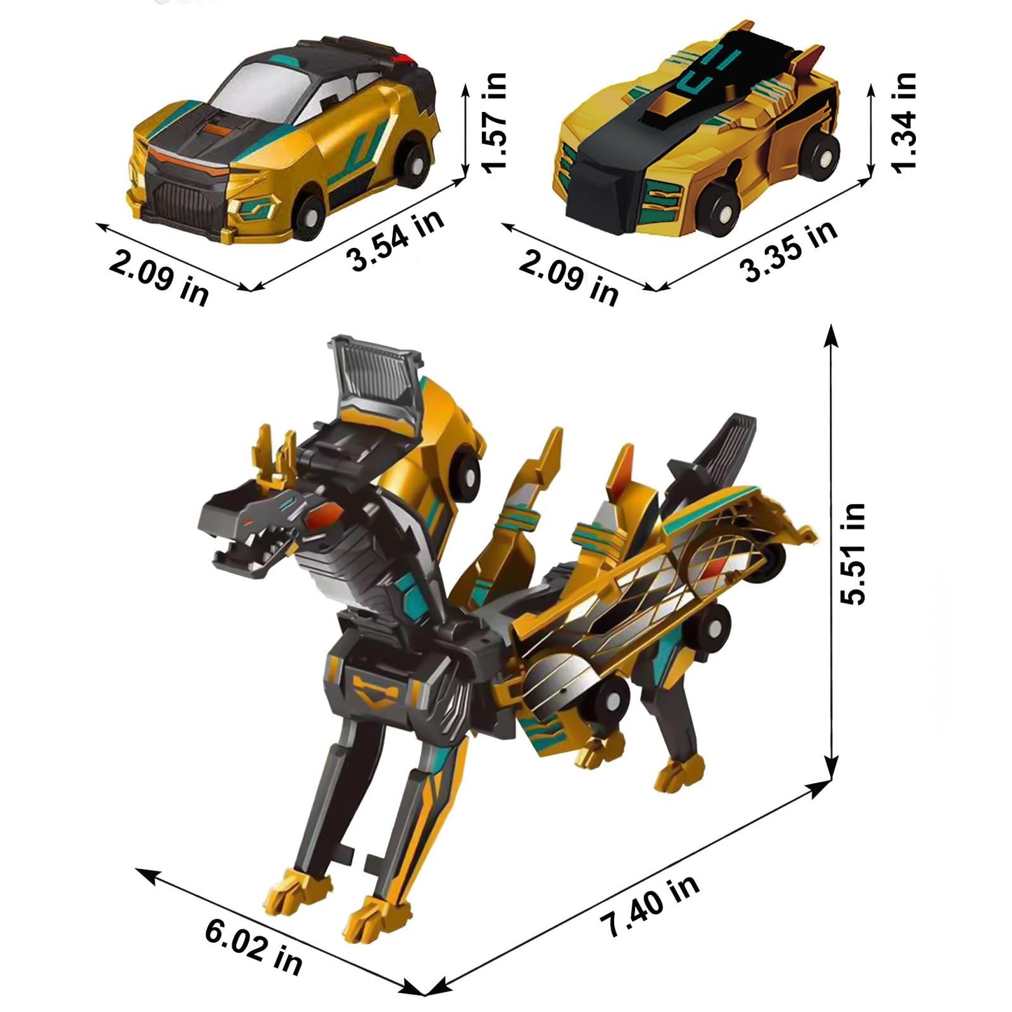 2025 New product 💥 Collision Transforming Dinosaur Car Toy