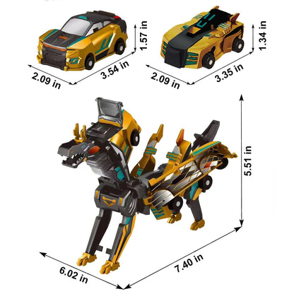2025 New product 💥 Collision Transforming Dinosaur Car Toy