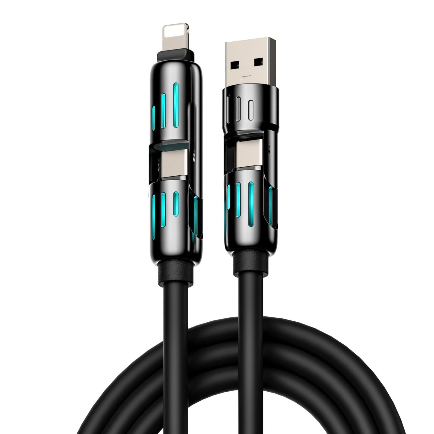 🔥FACTORY DIRECT SALE -60% OFF⏰ 4-in-1 USB Charging Cable fast charging MAX 240W