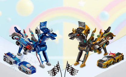 2025 New product 💥 Collision Transforming Dinosaur Car Toy