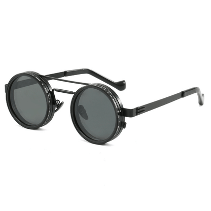 🔥Last Day 49% OFF - 2025 New ND Filter 1-9 Gears Adjustable Tint Uv400 RoundSunglasses