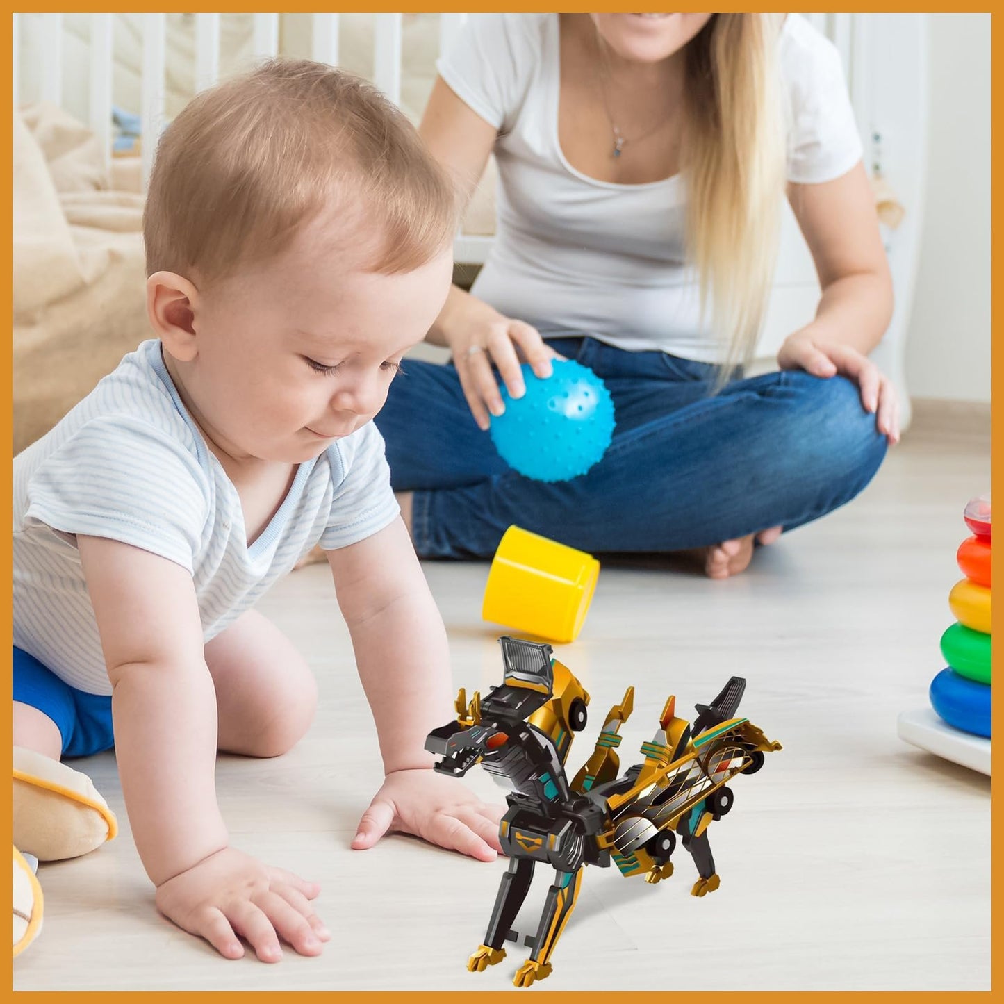 2025 New product 💥 Collision Transforming Dinosaur Car Toy