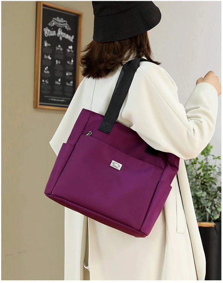 🔥Large Capacity Water Repellent Multi Pocket  Shoulder Bag👜