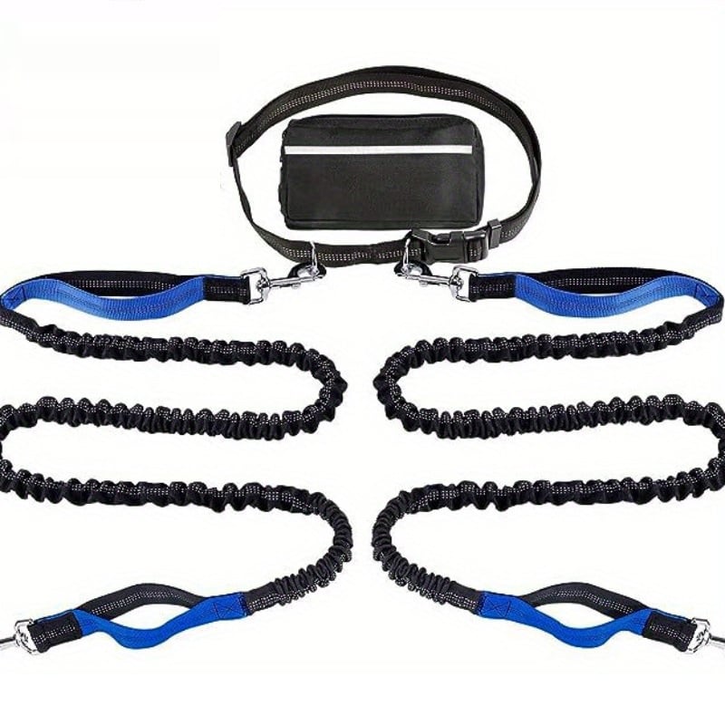 🔥Mother's Day Sale -Hands Free Dog Leash with Zipper Pouch