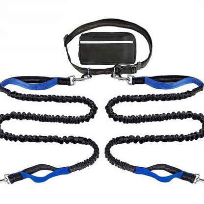 🔥Mother's Day Sale -Hands Free Dog Leash with Zipper Pouch