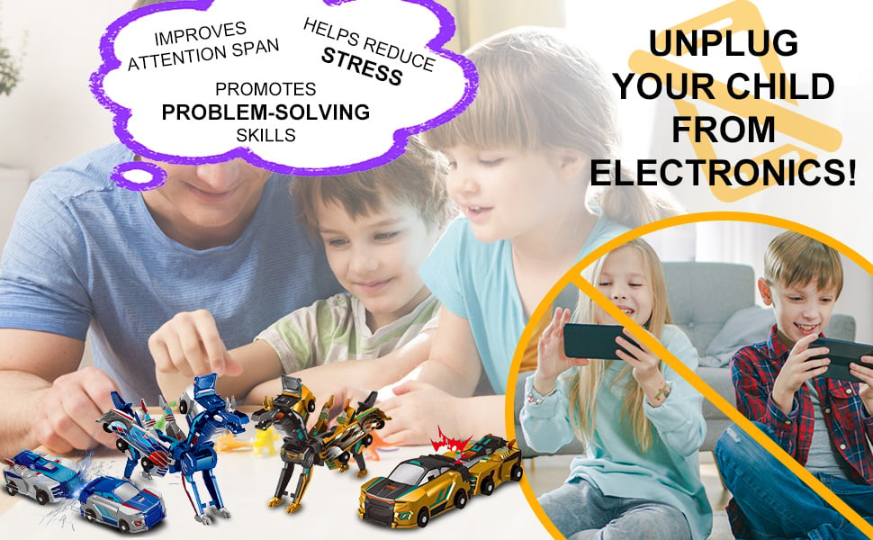 2025 New product 💥 Collision Transforming Dinosaur Car Toy