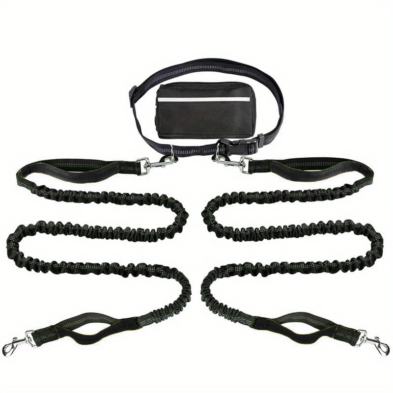 🔥Mother's Day Sale -Hands Free Dog Leash with Zipper Pouch