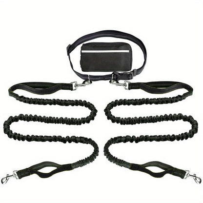 🔥Mother's Day Sale -Hands Free Dog Leash with Zipper Pouch